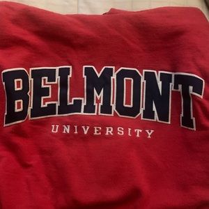 Belmont University Stitch Logo Hoodie